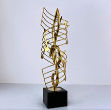 Golden Metal Musical Note Trophy – 40cm Treble Clef Sculpture With Black Base — WIMU Kitchen Nairobi — Kenya · WIMU Kitchen