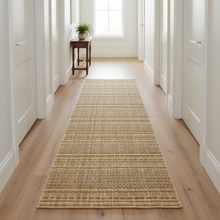 Timeless Woven Tribal Stripe Boho Corridor Runner Rug, Bound Edges, 3m or 4m — WIMU Kitchen Nairobi — Kenya · WIMU Kitchen