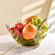Flower Petal Fruit Bowl - Open Serving Bowl for Fruit and Snacks in Gold or Green — WIMU Kitchen Nairobi — Kenya · WIMU Kitchen