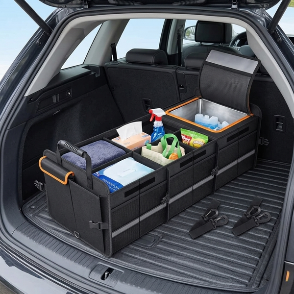 Car Trunk Organizer with Insulated Cooler Compartment – Collapsible Boot Storage — WIMU Kitchen Nairobi — Kenya · WIMU Kitchen Nairobi