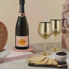 2 Piece Gold Stainless Steel Wine Goblets, 500ml — view 2 — Kenya · WIMU Kitchen
