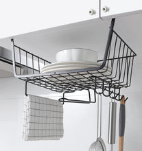 4-in-1 Metallic Under Shelf Rack with Hooks — WIMU Kitchen Nairobi — Kenya · WIMU Kitchen