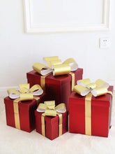 Golden Folding Gift Box with Bow, 15-30cm - Nairobi — view 2 — Kenya · WIMU Kitchen