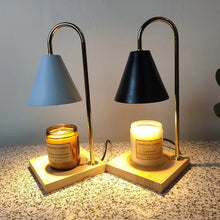 Electric Candle Warmer Lamp, Black or White Metal — view 3 — Kenya · WIMU Kitchen