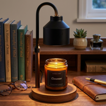 Electric Candle Warmer with Wooden Base – detail — Kenya · WIMU Kitchen