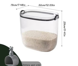 Acrylic Rice & Cereal Airtight Storage Containers — Kenya · WIMU Kitchen