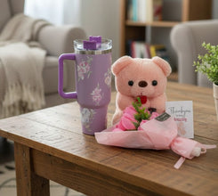Ladies Stanley Mug & Teddy Bear Gift Set — Kenya · WIMU Kitchen