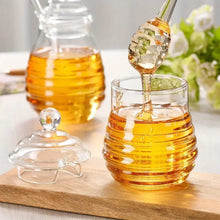 250ml Glass Honey Dispenser with Dipper — Kenya · WIMU Kitchen