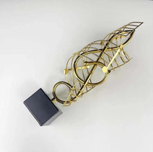 Golden Metal Musical Note Trophy – 40cm Treble Clef Sculpture With Black Base — WIMU Kitchen Nairobi — Kenya · WIMU Kitchen