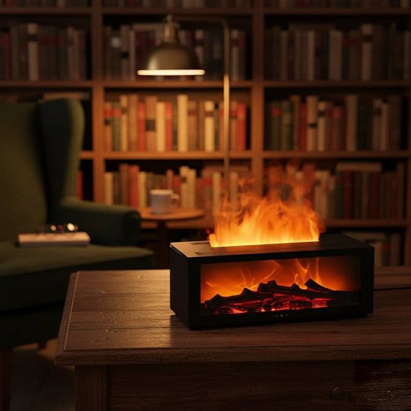 Fireplace-Style LED Aroma Diffuser with Remote & Timer | WIMU Kitchen Kenya — Kenya · WIMU Kitchen Nairobi