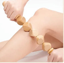 Wooden Massage Roller Stick with 6-Cube Design for Muscle Relief & Body Sculpting — WIMU Kitchen Nairobi — Kenya · WIMU Kitchen