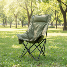 Foldable High-Back Camping Chair FC 104 - Padded Olive Green with Side Pocket — WIMU Kitchen Nairobi — Kenya · WIMU Kitchen