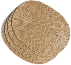 Oval Woven Placemats for Dining Tables - Nairobi — view 3 — Kenya · WIMU Kitchen