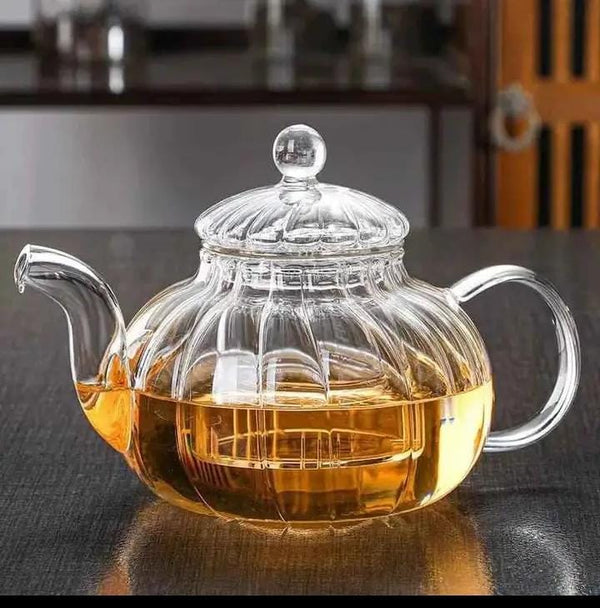 800ml Striped Borosilicate Teapot — Kenya · WIMU Kitchen Nairobi