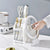 Acrylic Cutlery Organiser with Multiple Compartments, White Black or Grey — WIMU Kitchen Nairobi