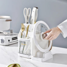 Acrylic Cutlery Organiser with Multiple Compartments, White Black or Grey — WIMU Kitchen Nairobi — Kenya · WIMU Kitchen