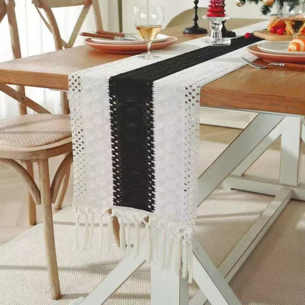 Nordic Table Runner - Patterned Minimalist Runner for Dining and Console Tables — WIMU Kitchen Nairobi — Kenya · WIMU Kitchen Nairobi