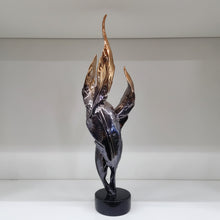 Black Copper Twisted Feather Sculpture – Glossy Resin Decor Ornament for Home & Office — WIMU Kitchen Nairobi — Kenya · WIMU Kitchen