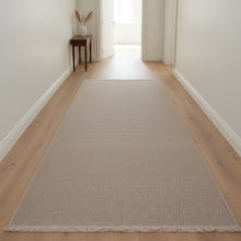 Fuwwa Taupe Corded Basketweave Runner, 3m or 4m — view 2 — Kenya · WIMU Kitchen