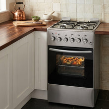 TLAC 50x50 Free Standing Cooker Inox with 3 Gas and 1 Electric Burner TLHA0095 — Kenya · WIMU Kitchen