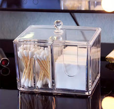Acrylic Cotton Swab & Beauty Organiser — view 3 — Kenya · WIMU Kitchen