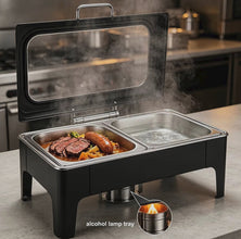 9L Black Chafing Dish - Single, Double or Triple — view 2 — Kenya · WIMU Kitchen