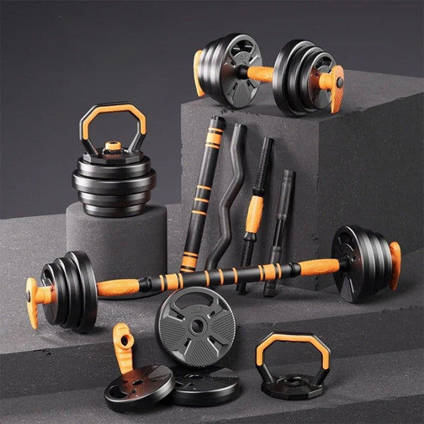 6-in-1 Adjustable Dumbbell Set - 40kg with Barbell & Kettlebell Conversion and Secure Locking System — WIMU Kitchen Nairobi — Kenya · WIMU Kitchen Nairobi