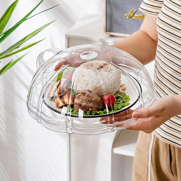 Transparent Microwave Food Splatter Cover with Base Plate and Handle — WIMU Kitchen Nairobi — Kenya · WIMU Kitchen Nairobi