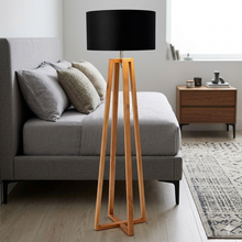 Wooden Floor Lamp – 40 × 150 cm — WIMU Kitchen Nairobi — Kenya · WIMU Kitchen