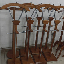 Wooden Valet Stand with Chrome Pants Bar & Curved Hanger Top — WIMU Kitchen Nairobi — Kenya · WIMU Kitchen