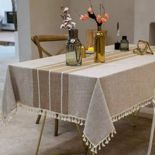 Cotton Linen Table Cloth 1.4 x 2m - Nairobi — view 3 — Kenya · WIMU Kitchen