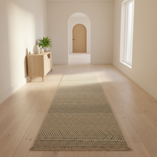 Kemet Chevron Herringbone Corridor Runner, 3m or 4m — view 2 — Kenya · WIMU Kitchen