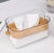 Acrylic and Bamboo Serviette Holder, Clear or Grey — WIMU Kitchen Nairobi