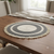 6 Piece Two-Tone Cotton Rope Woven Table Mat Set - Grey and White or Beige and White — WIMU Kitchen Nairobi