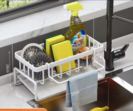 Sink Caddy Sponge & Detergent Storage Rack 23×11×9cm — Kenya · WIMU Kitchen