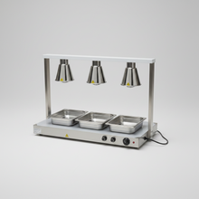Triple Lamp Commercial Electric Food Warmer Station (view 3) — Kenya · WIMU Kitchen