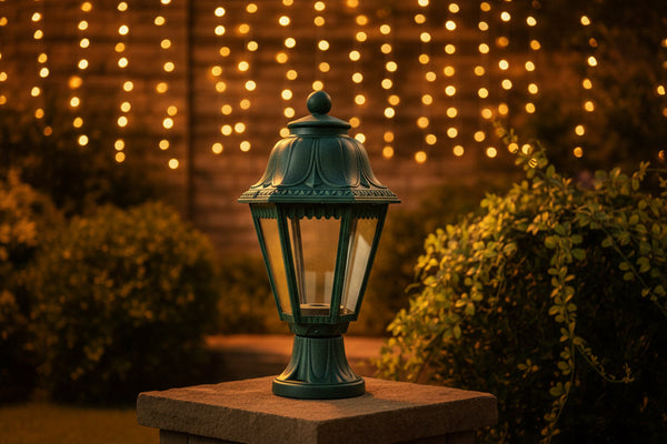 Ornamental Outdoor Gate Lamp-LL 905C-BK — Kenya · WIMU Kitchen Nairobi