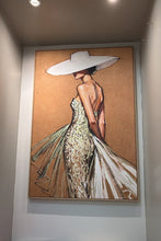Lady Printed Oil Painting + Frame (80 × 120 × 3.5 cm) — Kenya · WIMU Kitchen