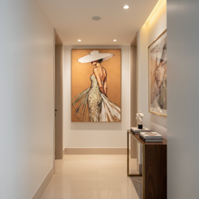 Lady Printed Oil Painting + Frame (80 × 120 × 3.5 cm) — Kenya · WIMU Kitchen