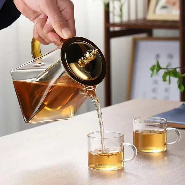 Heat-Resistant Glass Teapot with Steel Infuser for Loose-Leaf Tea — WIMU Kitchen Nairobi — Kenya · WIMU Kitchen Nairobi