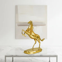 Golden Rearing Horse Statue - Mirror Gold Resin Sculpture for Home & Office Décor — WIMU Kitchen Nairobi — Kenya · WIMU Kitchen