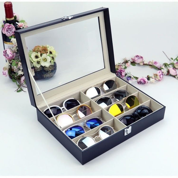 8-Slot PU Leather Sunglasses Organiser Box – Eyewear & Accessory Display Case — WIMU Kitchen Nairobi — Kenya · WIMU Kitchen Nairobi