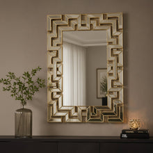 Geometric Decorative Wall Mirror with 3D Gold Frame, 102 x 76cm — WIMU Kitchen Nairobi — Kenya · WIMU Kitchen