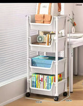 4-Layer Trolley Storage Rack in White, Slim Rolling Design — WIMU Kitchen Nairobi — Kenya · WIMU Kitchen