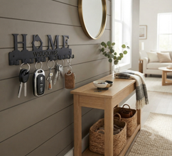 Black Metal Wall-Mounted Key Holder — WIMU Kitchen Nairobi — Kenya · WIMU Kitchen