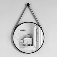 Round Iron-Frame Wall Mirror – 80cm Decorative Hanging Mirror (Black or Gold) — WIMU Kitchen Nairobi — Kenya · WIMU Kitchen