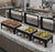9L Black Chafing Dish, Single Double or Triple Configuration — WIMU Kitchen Nairobi