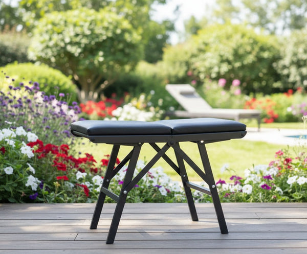 Steel Portable Folding Stool — Kenya · WIMU Kitchen Nairobi