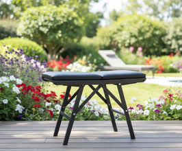 Steel Portable Folding Stool — Kenya · WIMU Kitchen