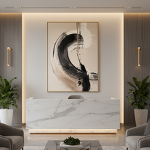 Brush Stroke Oil Painting With Frame — Kenya · WIMU Kitchen